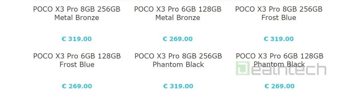 Раскрыты цены нового недорогого флагмана Xiaomi Poco X3 Pro