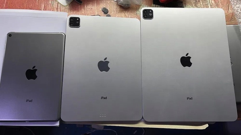 Опубликованы «живые» фото сразу трёх новых Apple iPad