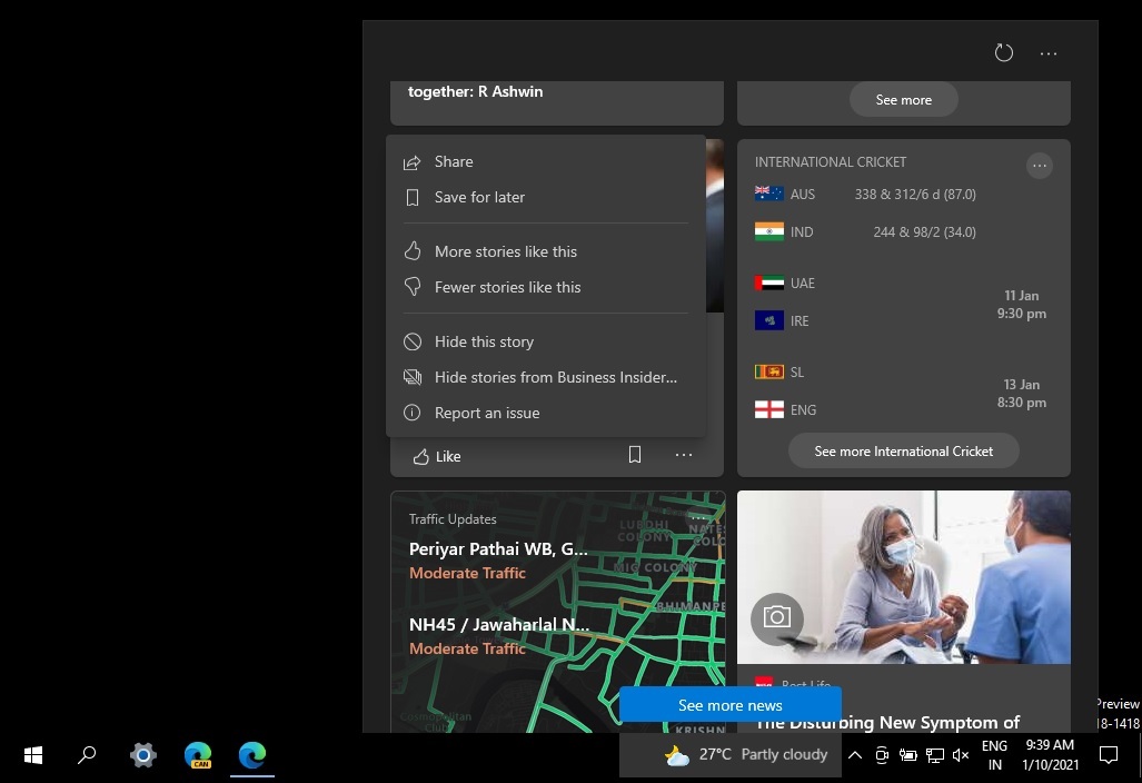 Microsoft добавила новые функции в панель задач Windows 10