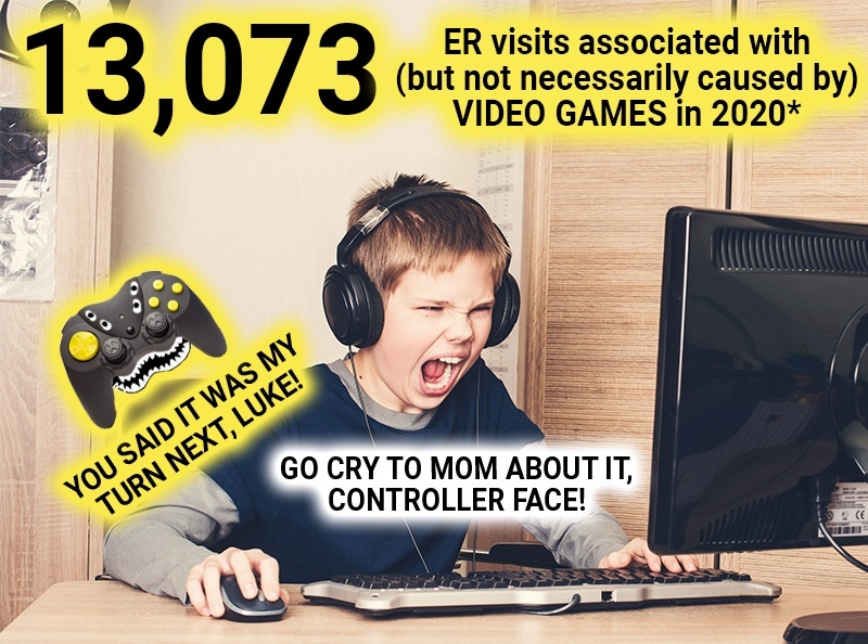 Раскрыто число пострадавших от видеоигр в 2020 году американцев