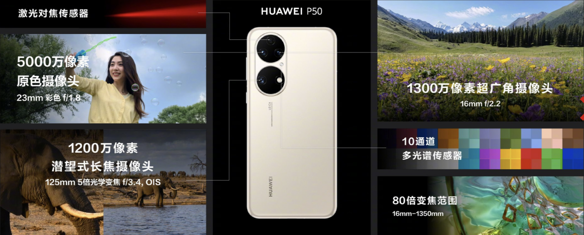 Huawei представила долгожданные флагманские смартфоны P50 и P50 Pro