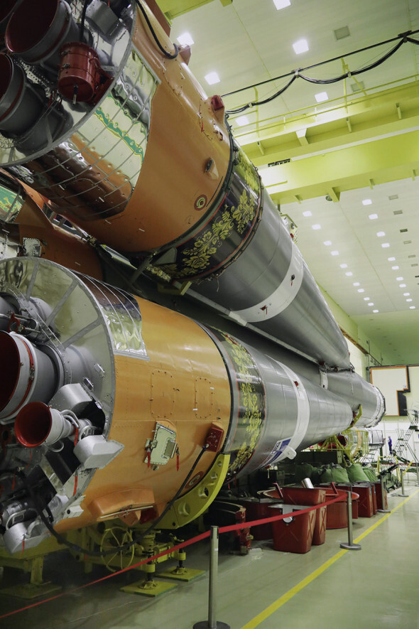 Россия раскрасила космическую ракету под хохлому