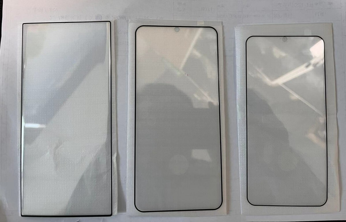 Будущие флагманские смартфоны серии Samsung S22 сравнили по размерам