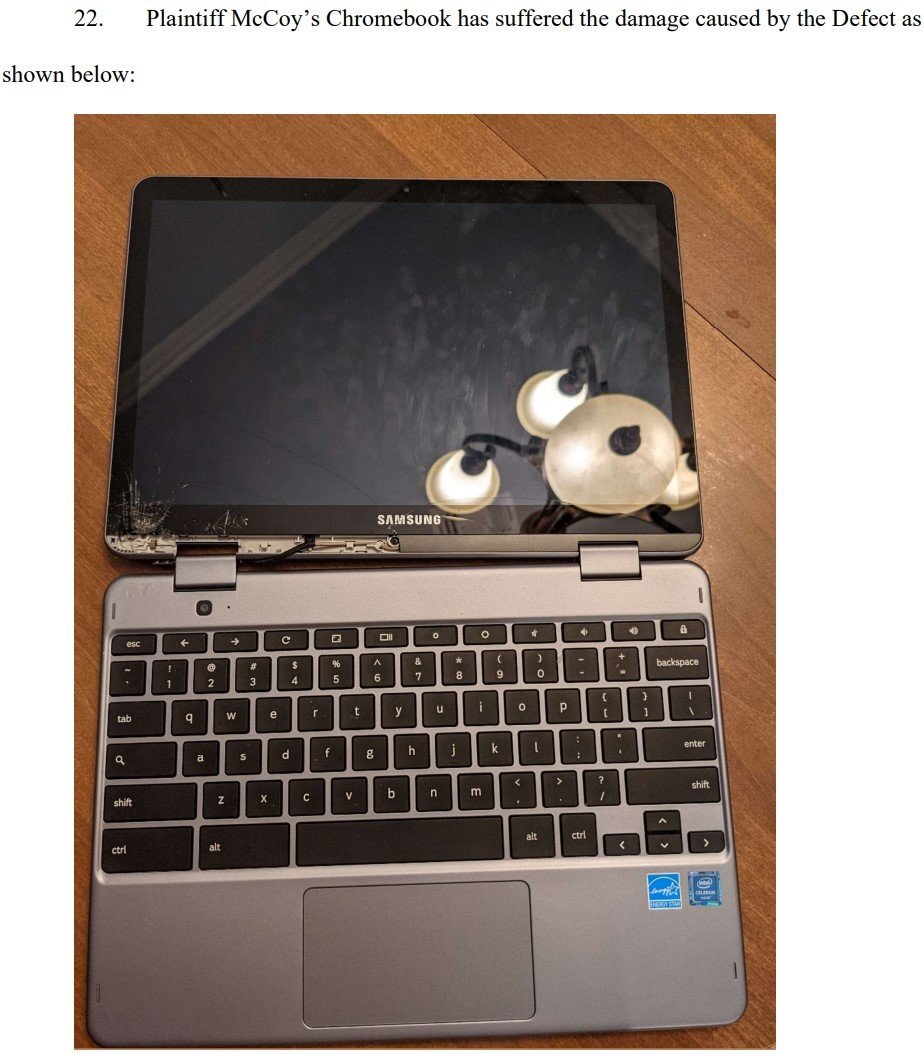 Петли в ноутбуках Samsung ломают экран: на компанию уже подали в суд