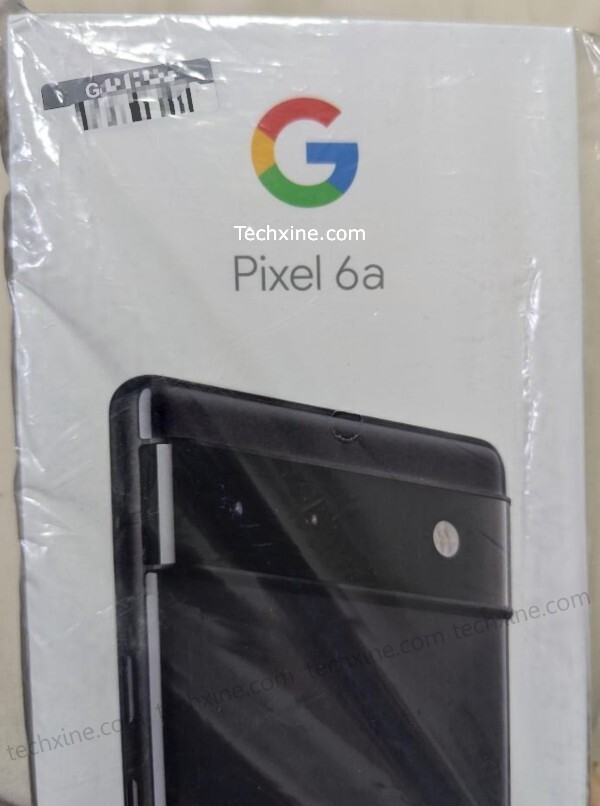 Слит снимок коробки недорогого Google Pixel 6a