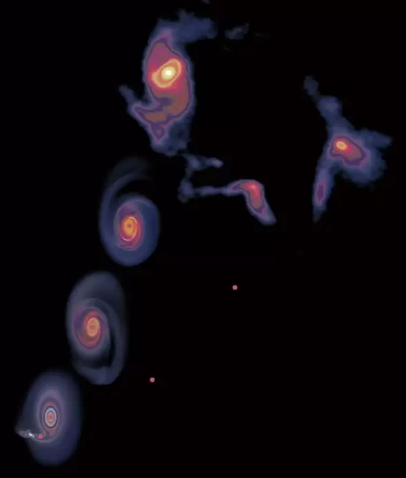Астрономы обнаружили странный спиральный объект в центре Галактики