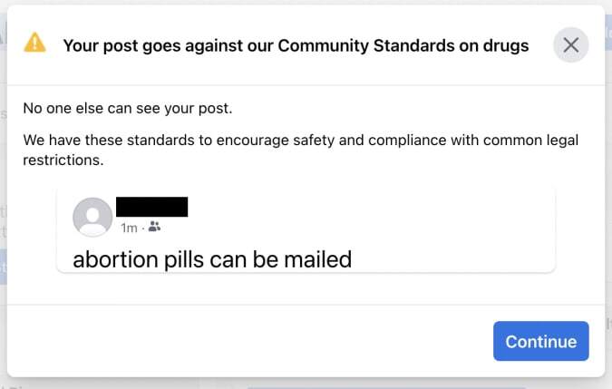Facebook* начал блокировать посты с предложениями помощи по абортам
