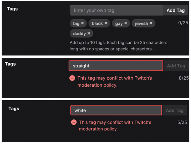 В Twitch запретили «белых» и «натуралов», но оставили «чёрных» и «геев»