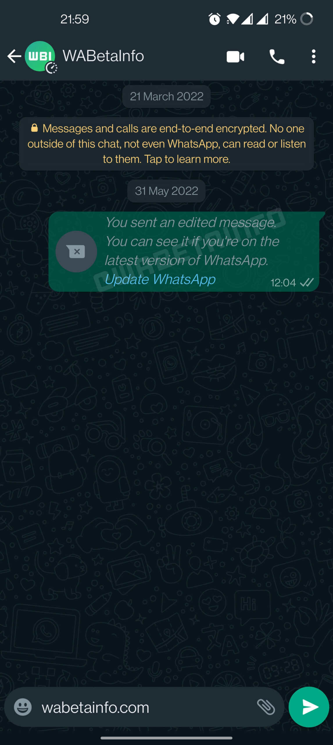 WhatsApp наконец разрешит редактировать отправленные сообщения