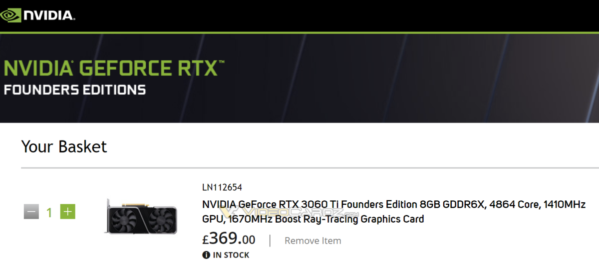 Сколько будет стоить новая версия видеокарты NVIDIA RTX 3060 Ti с улучшенной памятью